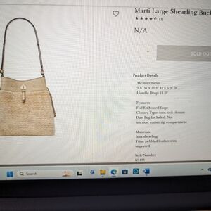 Kate Spade Marti Shearling Bucket bag